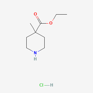 molecular formula C9H18ClNO2 B1592202 4-甲基哌啶-4-羧酸乙酯盐酸盐 CAS No. 225240-71-1