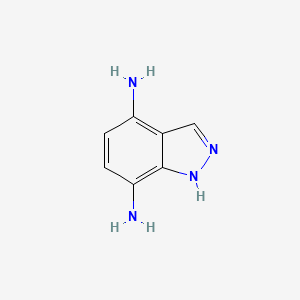 B1592213 1H-indazole-4,7-diamine CAS No. 918961-26-9