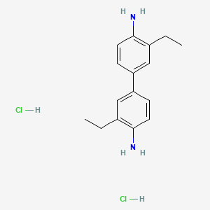 molecular formula C16H22Cl2N2 B1592234 3,3'-二乙基联苯胺二盐酸盐 CAS No. 76787-89-8