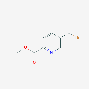 molecular formula C8H8BrNO2 B1592240 Methyl 5-(bromomethyl)picolinate CAS No. 55876-84-1
