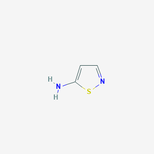 molecular formula C3H4N2S B1592242 异噻唑-5-胺 CAS No. 82357-92-4