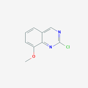 molecular formula C9H7ClN2O B1592243 2-氯-8-甲氧基喹唑啉 CAS No. 944060-66-6