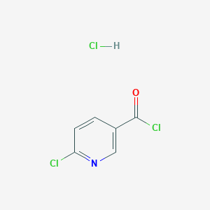 molecular formula C6H4Cl3NO B1592256 6-氯烟酰氯盐酸盐 CAS No. 66608-11-5