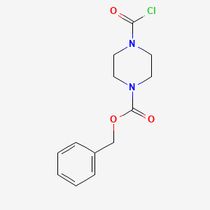 molecular formula C13H15ClN2O3 B1592268 4-Cbz-哌嗪-1-羰基氯 CAS No. 25539-27-9