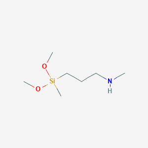 molecular formula C7H19NO2Si B1592271 3-(Dimethoxymethylsilyl)-N-methylpropylamine CAS No. 31024-35-8