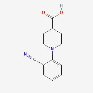 B1592281 1-(2-Cyanophenyl)piperidine-4-carboxylic acid CAS No. 937601-79-1