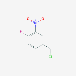 molecular formula C7H5ClFNO2 B1592282 4-(氯甲基)-1-氟-2-硝基苯 CAS No. 20274-70-8
