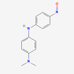 molecular formula C14H15N3O B1592285 4-(二甲氨基)-4'-亚硝基二苯胺 CAS No. 7696-70-0