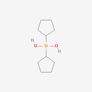 B1592288 Silanediol, dicyclopentyl- CAS No. 211495-85-1