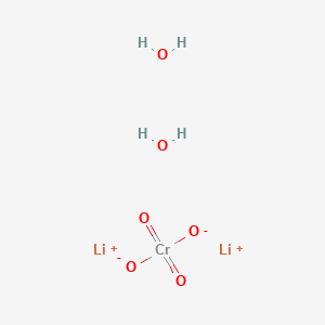 molecular formula Li2CrO4·2H2O<br>CrH4Li2O6 B1592307 铬酸锂二水合物 CAS No. 7789-01-7