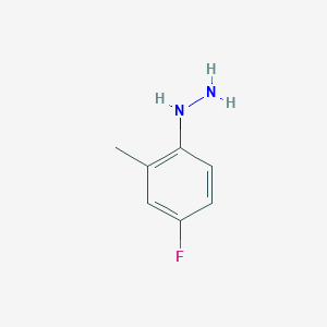 molecular formula C7H9FN2 B1592309 (4-Fluoro-2-methylphenyl)hydrazine CAS No. 356534-04-8