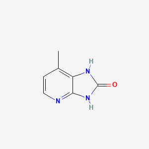 molecular formula C7H7N3O B1592326 7-甲基-1,3-二氢咪唑并[4,5-B]吡啶-2-酮 CAS No. 518038-75-0