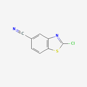 molecular formula C8H3ClN2S B1592330 2-氯苯并[d]噻唑-5-碳腈 CAS No. 385432-46-2