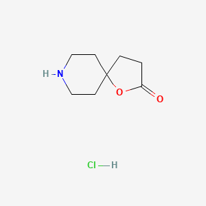 B1592355 1-Oxa-8-azaspiro[4.5]decan-2-one hydrochloride CAS No. 374794-92-0