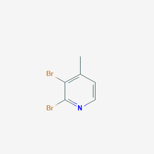 molecular formula C6H5Br2N B1592370 2,3-二溴-4-甲基吡啶 CAS No. 871483-22-6