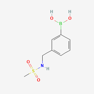molecular formula C8H12BNO4S B1592371 (3-(Methylsulfonamidomethyl)phenyl)boronic acid CAS No. 850568-39-7