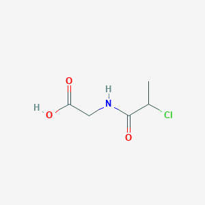 B1592374 2-Chloropropionylglycine CAS No. 85038-45-5