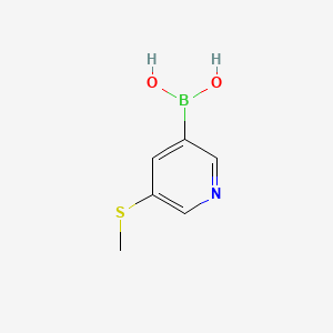 molecular formula C6H8BNO2S B1592390 5-(Methylthio)pyridine-3-boronic acid CAS No. 477251-98-2
