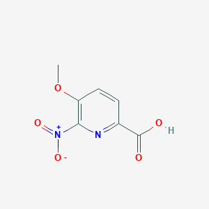 molecular formula C7H6N2O5 B1592395 5-Methoxy-6-nitropicolinic acid CAS No. 324028-85-5