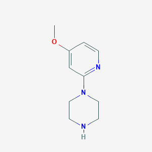 molecular formula C10H15N3O B1592396 1-(4-Methoxypyridin-2-yl)piperazine CAS No. 444666-41-5