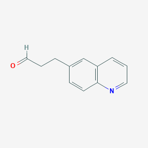 3-(Quinolin-6-yl)propanal