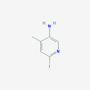 molecular formula C6H7IN2 B1592410 6-Iodo-4-methylpyridin-3-amine CAS No. 633328-47-9