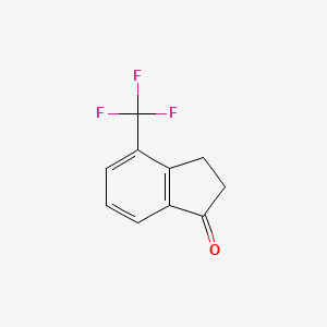 molecular formula C10H7F3O B1592416 4-(Trifluoromethyl)-1-indanone CAS No. 68755-42-0
