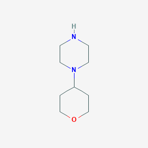 molecular formula C9H18N2O B1592417 1-(Oxan-4-yl)piperazine CAS No. 398137-19-4