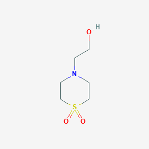 molecular formula C6H13NO3S B1592429 4-(2-Hydroxyethyl)thiomorpholine 1,1-Dioxide CAS No. 26475-62-7
