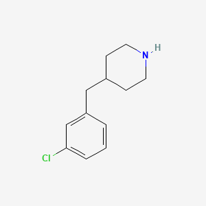 molecular formula C12H16ClN B1592484 4-(3-氯苄基)哌啶 CAS No. 251107-31-0