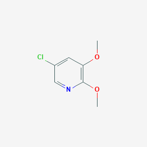 molecular formula C7H8ClNO2 B1592487 5-氯-2,3-二甲氧基吡啶 CAS No. 284040-73-9