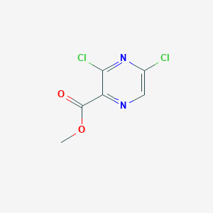 molecular formula C6H4Cl2N2O2 B1592496 3,5-二氯吡嗪-2-甲酸甲酯 CAS No. 330786-09-9