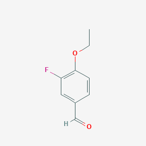 molecular formula C9H9FO2 B1592500 4-Ethoxy-3-fluorobenzaldehyde CAS No. 452-00-6