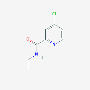 molecular formula C8H9ClN2O B1592503 4-氯-N-乙基吡啶甲酰胺 CAS No. 604813-07-2