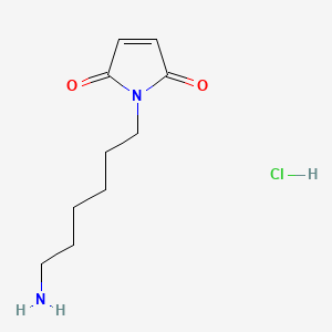 molecular formula C10H17ClN2O2 B1592510 N-(6-氨基己基)马来酰亚胺盐酸盐 CAS No. 75238-09-4