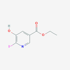 molecular formula C8H8INO3 B1592517 Ethyl 5-hydroxy-6-iodonicotinate CAS No. 59288-40-3