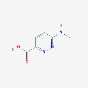 molecular formula C6H7N3O2 B1592553 6-(甲基氨基)吡啶二甲酸-3-酸 CAS No. 365413-15-6