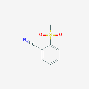 molecular formula C8H7NO2S B1592557 2-(甲基磺酰基)苯甲腈 CAS No. 89942-56-3