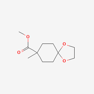 Methyl 8-methyl-1,4-dioxaspiro[4.5]decane-8-carboxylate