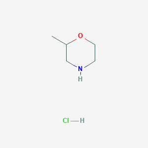 molecular formula C5H12ClNO B1592565 2-甲基吗啉盐酸盐 CAS No. 59229-57-1