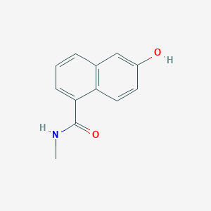 molecular formula C12H11NO2 B1592569 6-Hydroxy-N-methyl-1-naphthamide CAS No. 847802-91-9