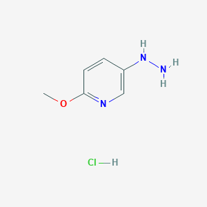 molecular formula C6H10ClN3O B1592575 5-Hydrazinyl-2-methoxypyridine hydrochloride CAS No. 179543-88-5
