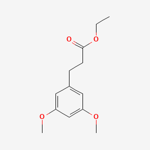 molecular formula C13H18O4 B1592576 Ethyl 3-(3,5-dimethoxyphenyl)propanoate CAS No. 54901-09-6