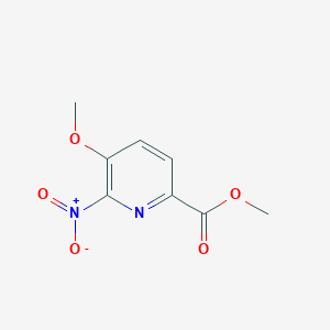 molecular formula C8H8N2O5 B1592578 Methyl 5-methoxy-6-nitropicolinate CAS No. 390816-44-1