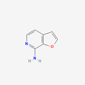 molecular formula C7H6N2O B1592579 Furo[2,3-c]pyridin-7-amine CAS No. 1140240-20-5