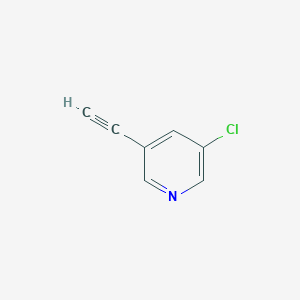 molecular formula C7H4ClN B1592583 3-氯-5-乙炔基吡啶 CAS No. 329202-22-4