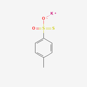 molecular formula C7H8KO2S2 B1592589 Potassium p-toluenethiosulfonate CAS No. 28519-50-8