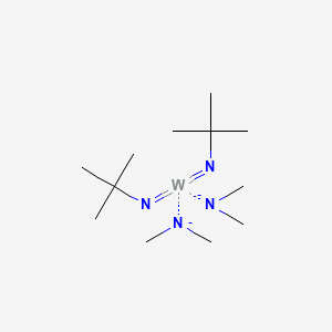 B1592610 Bis(tert-butylimino)bis(dimethylamino)tungsten(VI) CAS No. 406462-43-9
