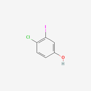 molecular formula C6H4ClIO B1592612 4-氯-3-碘苯酚 CAS No. 202982-72-7