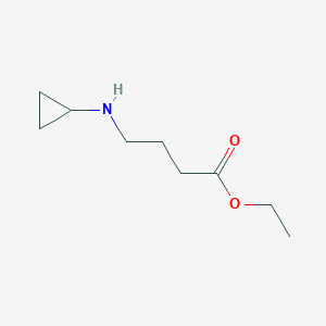molecular formula C9H17NO2 B1592620 4-(环丙基氨基)丁酸乙酯 CAS No. 813429-65-1
